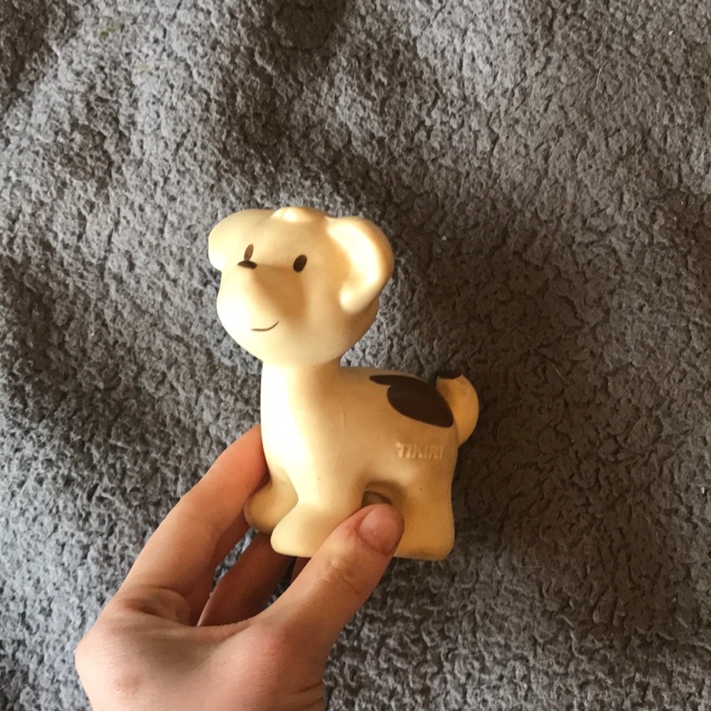 Baby teething toy. Puppy.